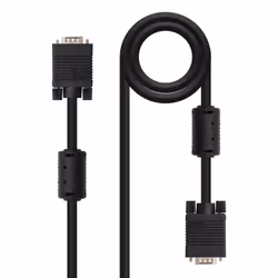 Nanocable 10.15.0103, 3 m, VGA (D-Sub), VGA (D-Sub), Male, Male, Black