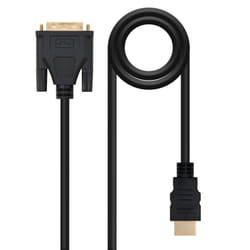 Nanocable 10.15.0502 video cable adapter 1.8 m DVI HDMI Black