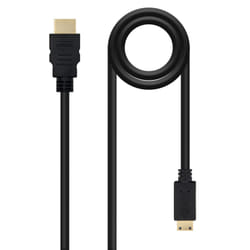 Nanocable 10.15.0902 HDMI cable 1.8 m HDMI Type A (Standard) HDMI Type C (Mini) Black