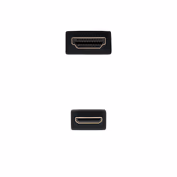 Nanocable 10.15.0902 HDMI cable 1.8 m HDMI Type A (Standard) HDMI Type C (Mini) Black