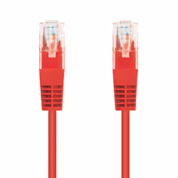 Nanocable 10.20.0401-R networking cable Red 1 m Cat6e U/UTP (UTP)