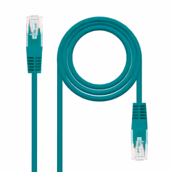 Nanocable 10.20.0401-GR, 1 m, Cat6e, U/UTP (UTP), RJ-45, RJ-45, Green