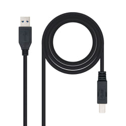 Nanocable 10.01.0802-BK USB cable USB 3.2 Gen 1 (3.1 Gen 1) 2 m USB A USB B Black