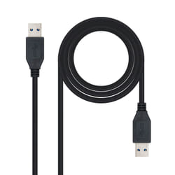 Nanocable 10.01.1002-BK USB cable USB 3.2 Gen 1 (3.1 Gen 1) 2 m USB A Black