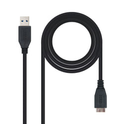 Nanocable 10.01.1102-BK USB cable USB 3.2 Gen 1 (3.1 Gen 1) 2 m USB A Micro-USB B Black