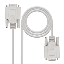 Nanocable 10.14.0202 serial cable Beige 1.8 m DB9
