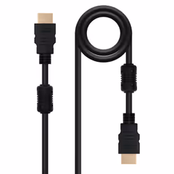 Nanocable 10.15.1802, 1.8 m, HDMI Type A (Standard), HDMI Type A (Standard), 4096 x 2160 pixels, 3D, Black