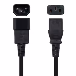 Nanocable 10.22.0202 power cable Black 1.5 m C14 coupler C13 coupler