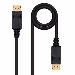 Nanocable 10.15.2302, 2 m, DisplayPort, DisplayPort, Male, Male, 3840 x 2400 pixels