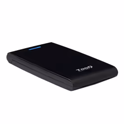 TooQ TQE-2526B, HDD enclosure, 2.5", Serial ATA, Serial ATA II, Serial ATA III, 5 Gbit/s, USB connectivity, Black