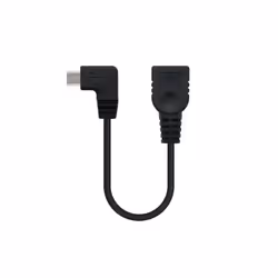 Nanocable 10.01.3600, 0.15 m, Micro-USB B, USB A, USB 2.0, Male/Female, Black