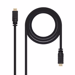 Nanocable 10.15.1820, 20 m, HDMI Type A (Standard), HDMI Type A (Standard), 4096 x 2160 pixels, 3D, Black