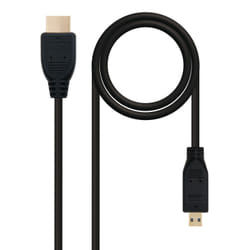 Nanocable 10.15.3502 HDMI cable 1.8 m HDMI Type A (Standard) HDMI Type D (Micro) Black
