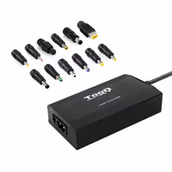 TooQ TQLC-100BS01M, Laptop, Auto/Indoor, 110 - 240 V, 50 - 60 Hz, 100 W, 5 - 24 V