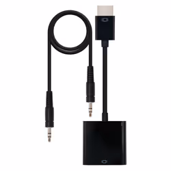 Nanocable 10.16.2001-BK, 0.1 m, 1080p, 165 MHz, Black, RoHS