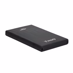 TooQ TQE-2522B, HDD enclosure, 2.5", Serial ATA, Serial ATA II, Serial ATA III, 5 Gbit/s, USB connectivity, Black