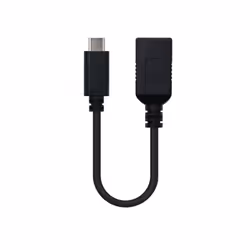 Nanocable USB 3.1, 0.15m, 0.15 m, USB A, USB C, USB 3.2 Gen 2 (3.1 Gen 2), 5 Gbit/s, Black