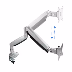 TooQ DB3032TNR-S monitor mount / stand 81.3 cm (32") Desk Silver