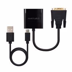 Nanocable 10.16.2008-BK, 0.1 m, 1080p, Black, RoHS, 120 mm, 15 mm