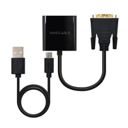 Nanocable 10.16.2008-BK video cable adapter 0.1 m Black