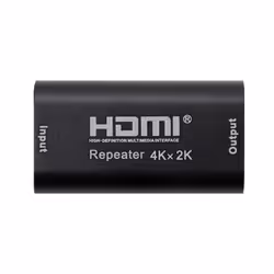 Nanocable 10.15.1201, 4096 x 3072 pixels, AV repeater, 40 m, Wired, Black