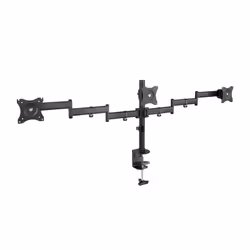 TooQ DB1327TN-B, Clamp, 8 kg, 33 cm (13"), 68.6 cm (27"), 100 x 100 mm, Black