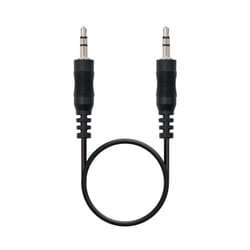 Nanocable 10.24.0120 audio cable 0.2 m 3.5mm Black