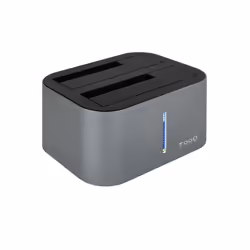 TooQ TQDS-805G, HDD, SSD, Serial ATA, 2.5,3.5", 8 TB, USB 3.2 Gen 1 (3.1 Gen 1) Type-B, Aluminium