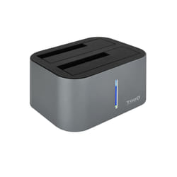 TooQ TQDS-805G storage drive docking station USB 3.2 Gen 1 (3.1 Gen 1) Type-B Aluminium