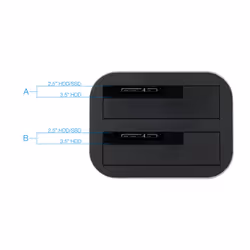TooQ TQDS-805G storage drive docking station USB 3.2 Gen 1 (3.1 Gen 1) Type-B Aluminium - Additional view 4