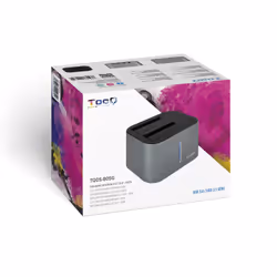 TooQ TQDS-805G storage drive docking station USB 3.2 Gen 1 (3.1 Gen 1) Type-B Aluminium - Additional view 7
