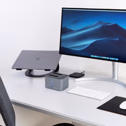 TooQ TQDS-805G storage drive docking station USB 3.2 Gen 1 (3.1 Gen 1) Type-B Aluminium - Additional view 8