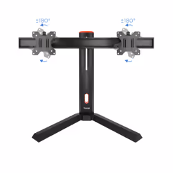 TooQ DB1402TN-B monitor mount / stand 68.6 cm (27") Desk Black, Red - Additional view 4