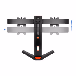 TooQ DB1402TN-B monitor mount / stand 68.6 cm (27") Desk Black, Red - Additional view 5