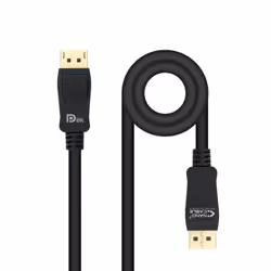 Nanocable 10.15.2501, 1 m, DisplayPort, DisplayPort, Male, Male, 7680 x 4320 pixels