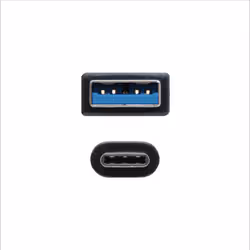 Nanocable USB 3.1 cable Gen2 10Gbps 3A, type USB-C/M-A/M, black, 1.5m