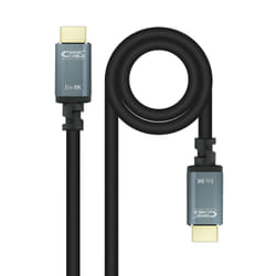 Nanocable HDMI 2.1 IRIS 8K A/M-A/M Cable, Black, 3 Meters