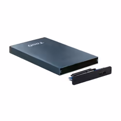 TooQ TQE-2527PB storage drive enclosure HDD enclosure Black, Navy 2.5"
