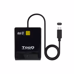 TooQ TQR-211B smart card reader Indoor USB USB 2.0 Black