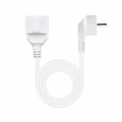 Nanocable 10.22.0602-W power extension 2 m 1 AC outlet(s) Indoor White