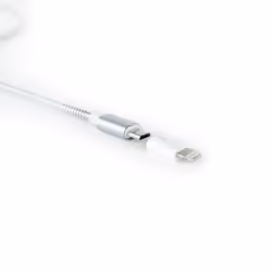 Nanocable 10.10.4100 cable gender changer Lightning Micro USB White