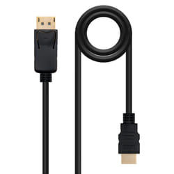 Nanocable 10.15.4301-L150 video cable adapter 1.5 m DisplayPort HDMI Black