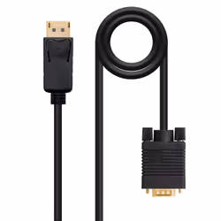 Nanocable 10.15.4401, 1 m, DisplayPort, VGA (D-Sub), Male, Male, Straight