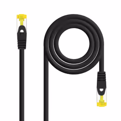 Nanocable 10.20.1900-L30-BK, 0.3 m, Cat6a, SF/UTP (S-FTP), RJ-45, RJ-45, Black