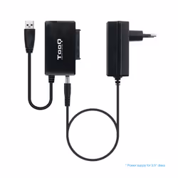 TooQ TQHDA-01A storage drive docking station USB 3.2 Gen 1 (3.1 Gen 1) Type-A Black - Additional view 2