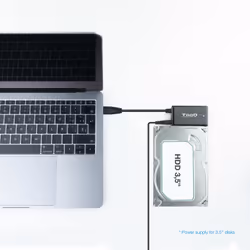 TooQ TQHDA-01A storage drive docking station USB 3.2 Gen 1 (3.1 Gen 1) Type-A Black - Additional view 6