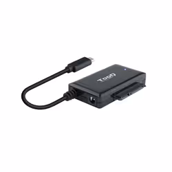 TooQ TQHDA-02C, HDD, Serial ATA, Serial ATA II, Serial ATA III, 2.5,3.5", 4 TB, USB 3.2 Gen 1 (3.1 Gen 1) Type-C, Black