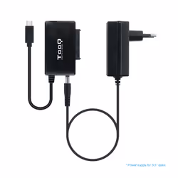 TooQ TQHDA-02C storage drive docking station USB 3.2 Gen 1 (3.1 Gen 1) Type-C Black