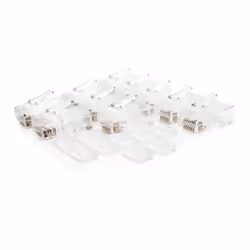 Nanocable 10.21.0201-50 wire connector RJ-45 Transparent