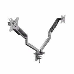 TooQ DB4132TNR-G, Clamp/Bolt-through, 18 kg, 43.2 cm (17"), 81.3 cm (32"), 100 x 100 mm, Black